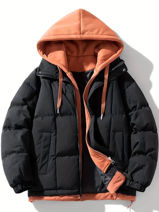 Fashinova Two-Tone Puffer Jacket