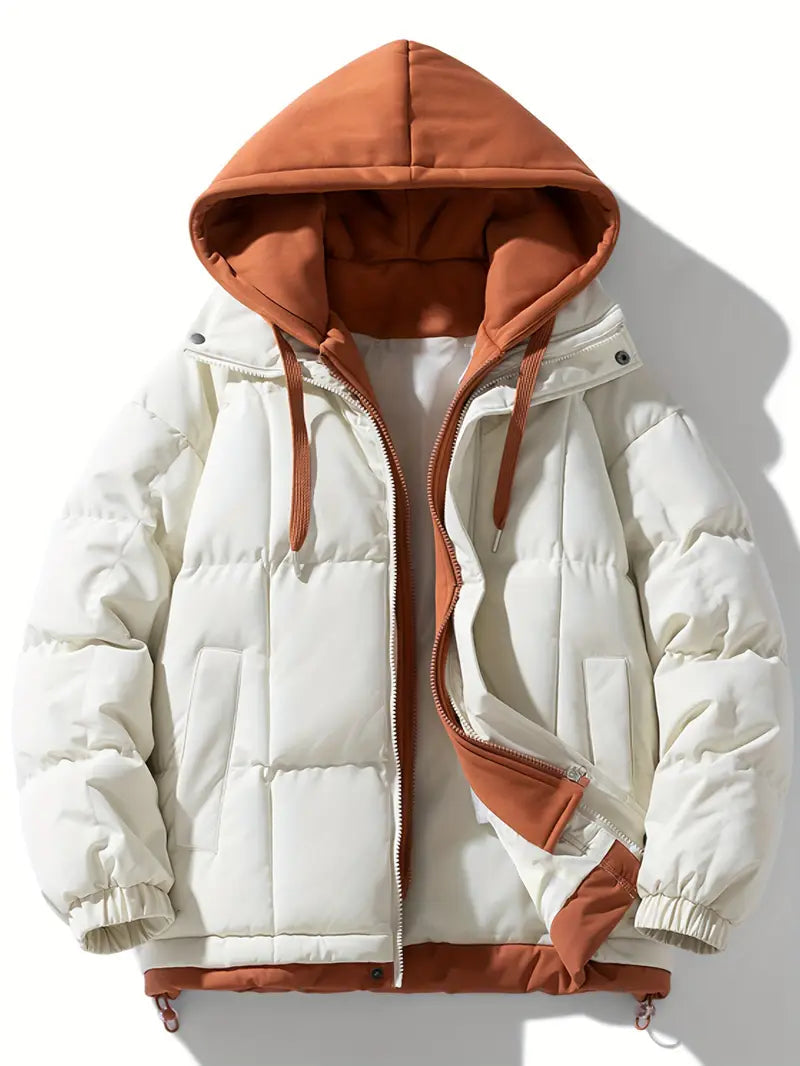Fashinova Two-Tone Puffer Jacket